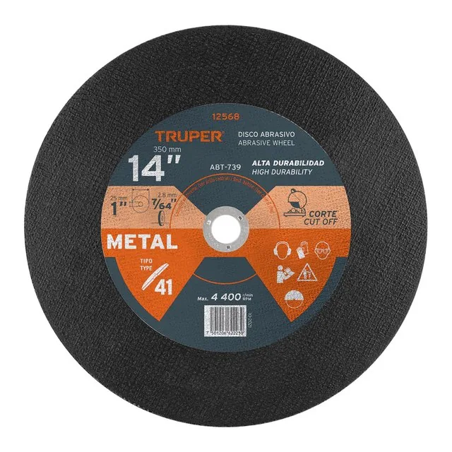 Disco de corte para metal