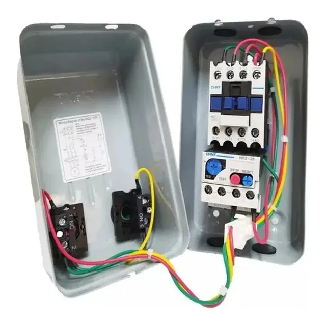 Caja de control para motor monofásico 3 hilos