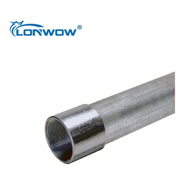 Tubo conduit pared gruesa galvanizado (RMC)