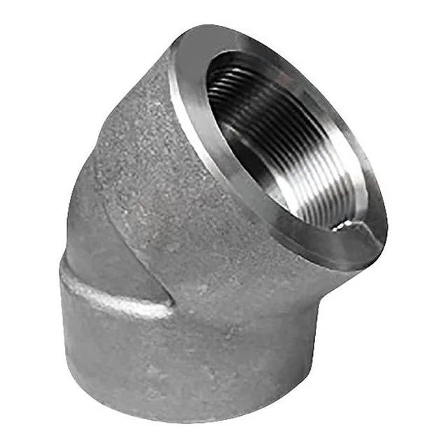 Codo 45° roscado forjado 3000 lb