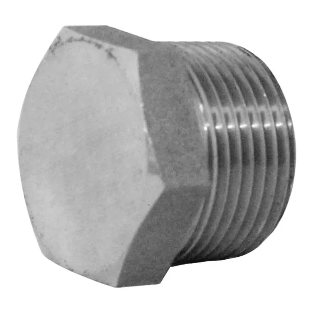 Tapón macho cabeza hexagonal roscado forjado 3000 lb