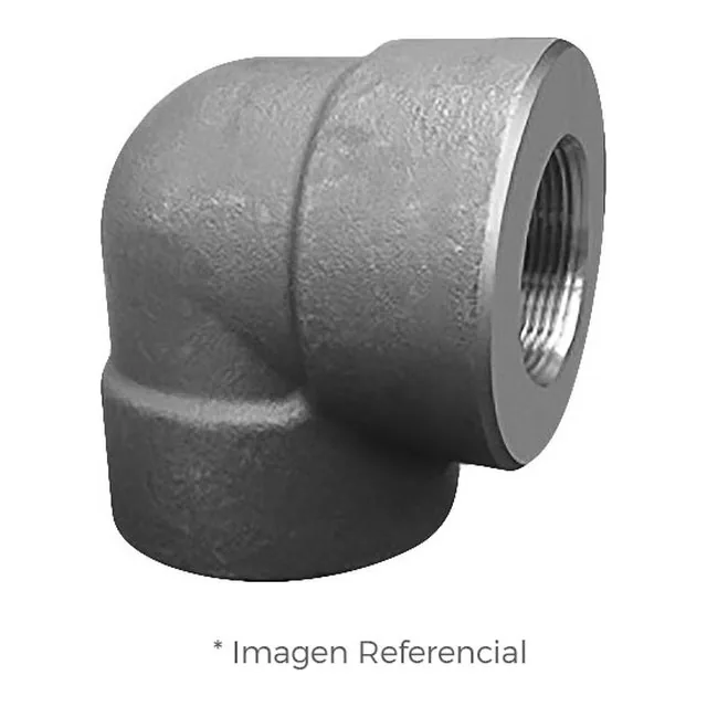 Codo 90° roscado forjado 6000 lb