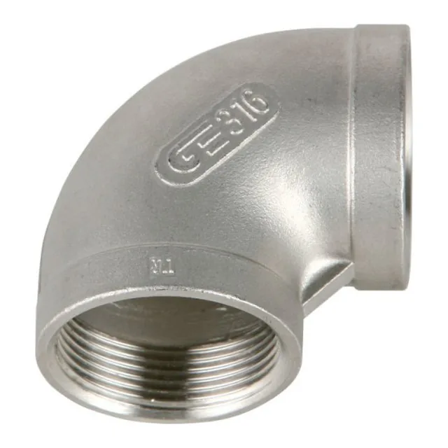 Codo 90° roscado inoxidable 316 3000 lb
